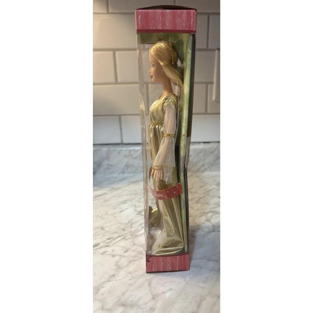 BARBIE MATTEL 2005 Holiday Angel de las Fiestas Doll #G5322 NRFB